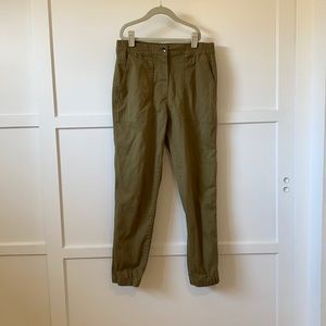 Cotton on army green pants (jogger fit)
